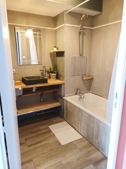 Ferienwohnung Le Cosy Plein Centre Avec Terrasse Meximieux Exterior foto